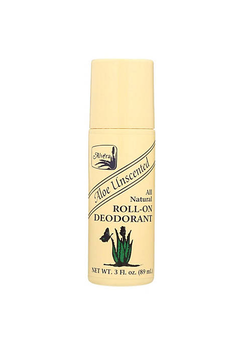 ALVERA All Natural Roll-On Deodorant Aloe Unscented