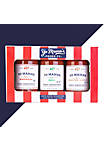 Yo Mama’s Foods Gift Set Includes (1) Marinara Sauce (1) Tomato Basil and (1) Roasted Garlic