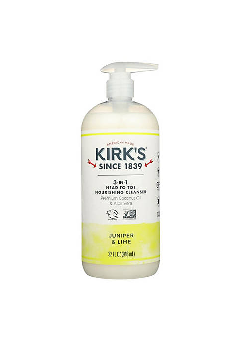 KIRK'S NATURAL 3-in-1 Cleanser Juniper Lime