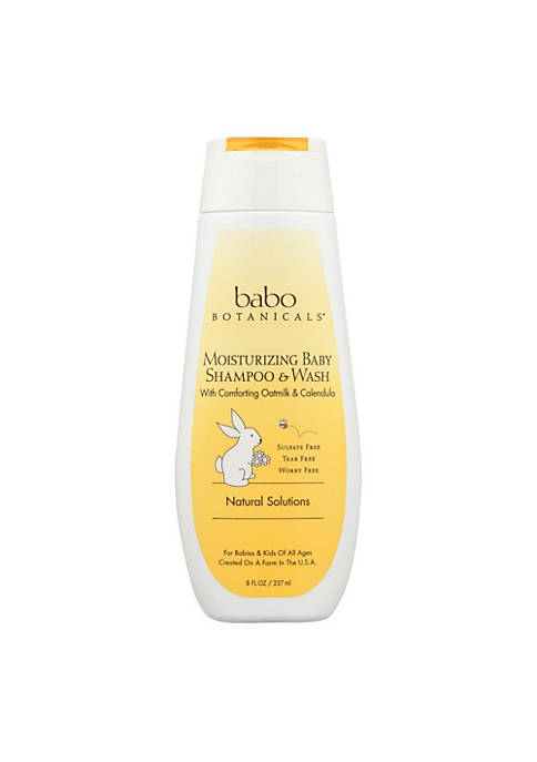 BABO BOTANICALS Moisturizing Baby Shampoo and Wash