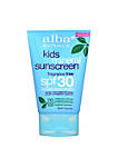 Very Emollient Natural Sun Block Mineral Protection Kids SPF 30 - 4 oz