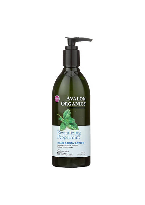 Avalon Organics Organics Hand and Body Lotion Peppermint