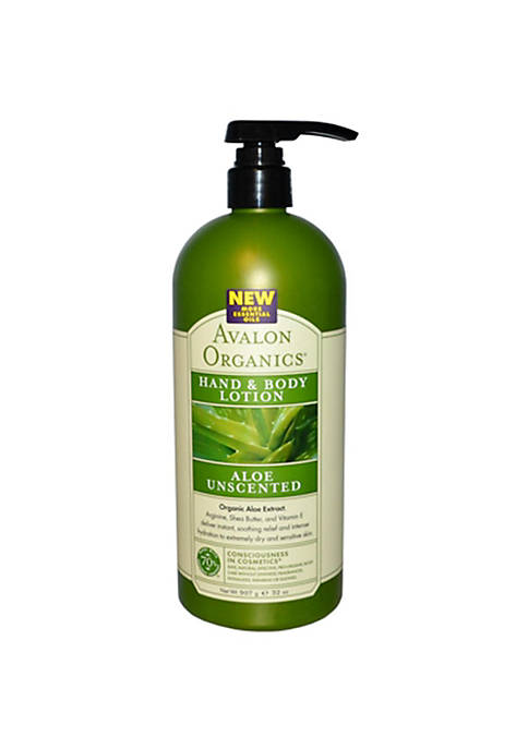 Avalon Organics Organics Hand And Body Lotion Aloe