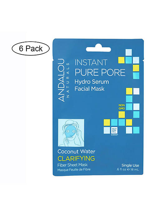 Instant Pure Pore Facial Mask - Coconut Water Clarifying - Case of 6 - 0.6 fl oz