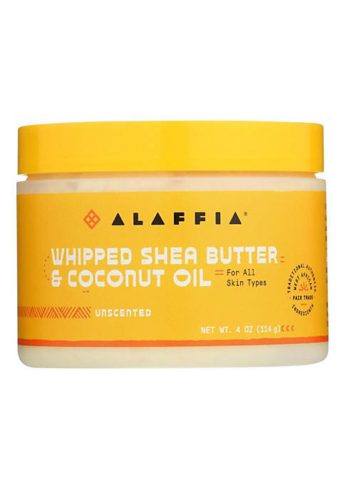 Alaffia Whiped Shea Butter/coconut Unscnt