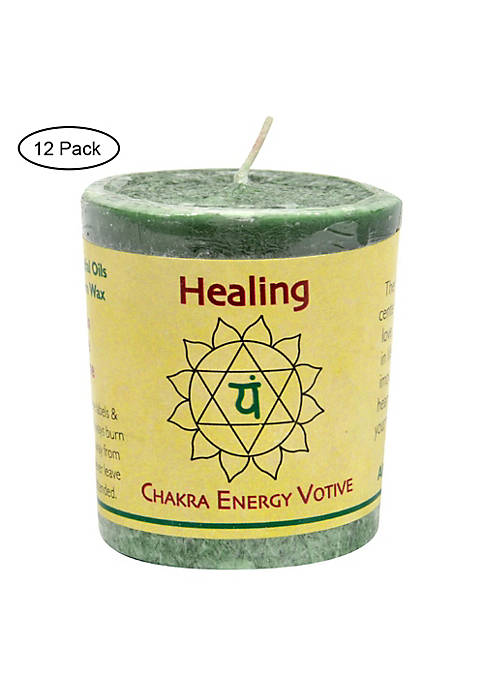 Chakra Votive Candle - Healing - Case of 12 - 2 oz