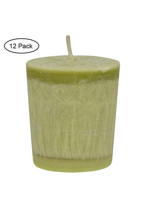 Votive Eco Palm Wax Candle - Lemon Verbena- Case of 12 - 2 oz