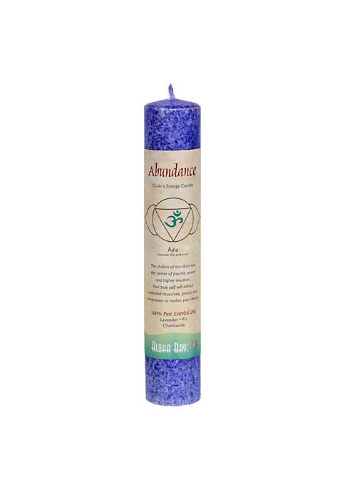 Chakra Pillar Candle Abundance Indigo - 1 Candle