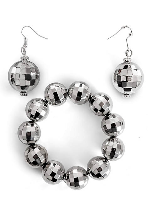 Skeleteen Disco Ball Jewelry Set