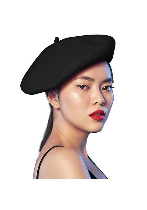 Skeleteen Black French Style Beret