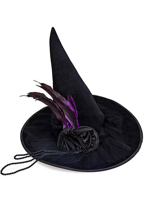 Skeleteen Deluxe Pointed Witch Hat