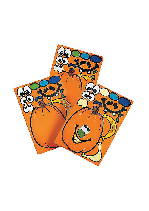 Fun Express Make A Pumpkin Stickers (1 DOZEN)