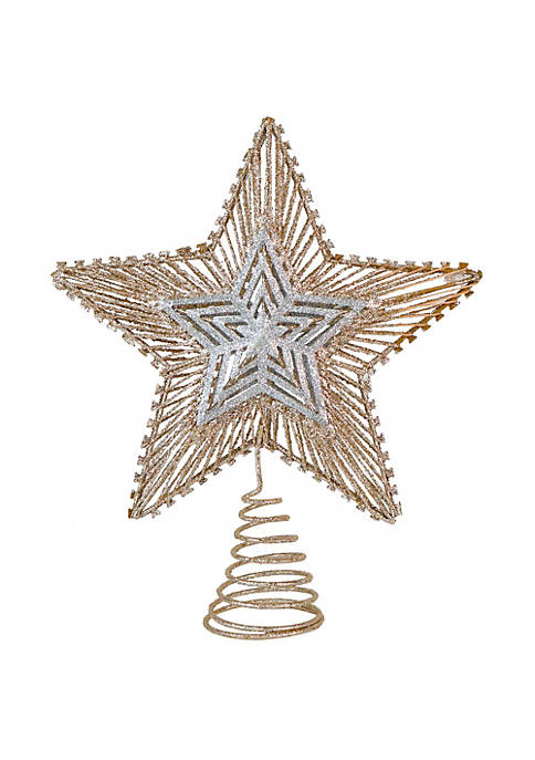 Ornativity Christmas Glitter Star Tree Topper