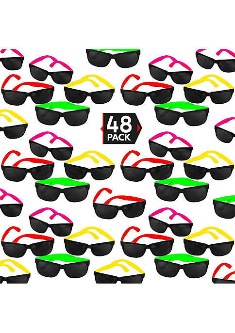 Big Mo's Toys 48 Pack 80s Style Neon