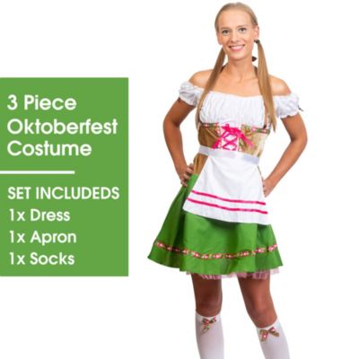 Skeleteen Oktoberfest Beer Girl Costumes - German Bavarian Traditional  Womens Oktober Fest Dirndl Dress | belk