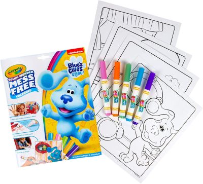 Crayola Blues Clues Wonder, 18 Mess Free Coloring Pages