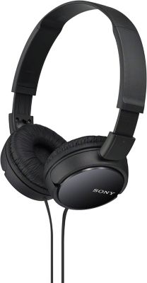 Sony Zx Series Wired On-Ear Headphones, Black Mdr-Zx110 -  027242867086