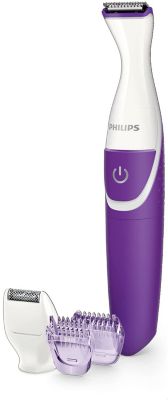 Philips Bikini Genie Cordless Trimmer For Bikini Line Hair Removal, With Shaving Head And Comb, Brt383/50 -  075020043702