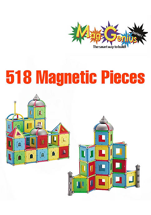 Mag Genius - 518 Magnetic Building Sticks - Tiles & Accessories
