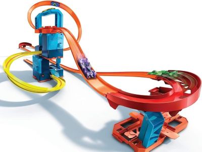 Mattel Hot Wheels Track Builder Unlimited Ultra Stackable Booster Kit Motorized Set -  887961946734
