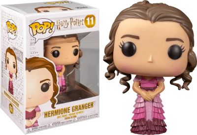 Funko POP Movies: Harry Potter Hermione Granger Yule Ball Action Figure ...