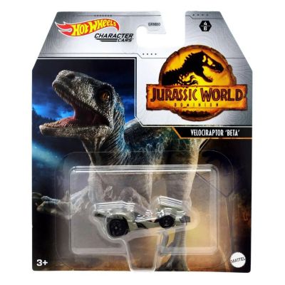 Mattel Hot Wheels Jurassic World Dominion Character Cars - Velociraptor Beta