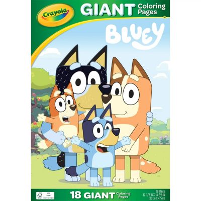 Crayola Crayola Bluey Giant Coloring Pages | belk