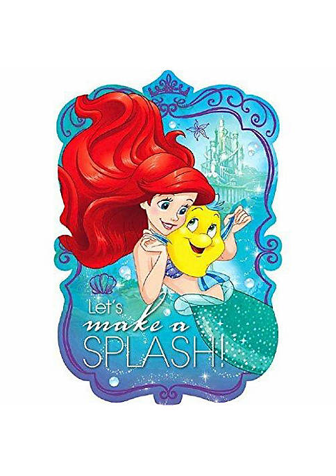 Amscan Disney Ariel Dream Big Collection Postcard Invitations