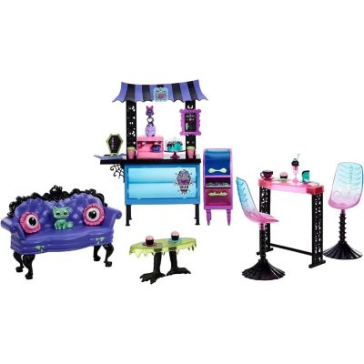 Mattel Monster High - The Coffin Bean Cafe Playset, White -  194735069859
