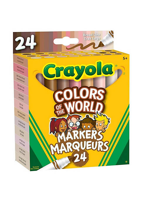Crayola Colours of The World Markers - 24CT
