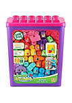 LeapFrog LeapBuilders 81-Piece Jumbo Blocks Box - Pink - English Version