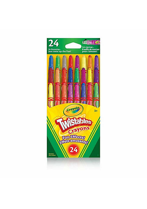 Crayola 24 Mini Twistables Fun Effects