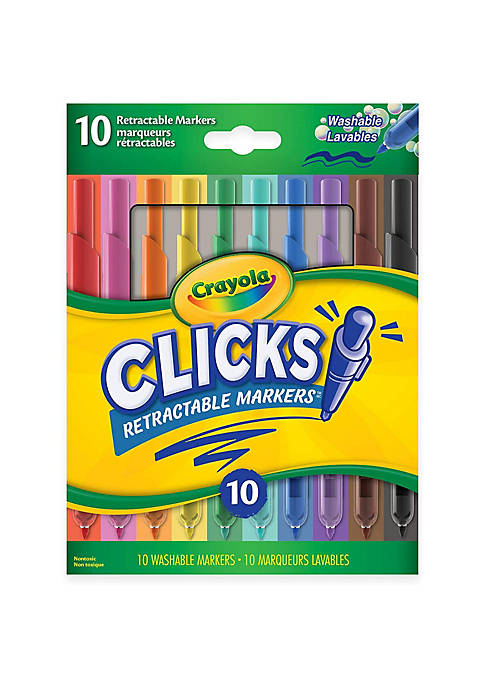 Crayola 10ct SuperClicks Retractable Markers