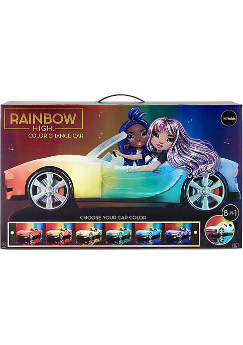 MGA Entertainment Rainbow High Color Change Convertible Car
