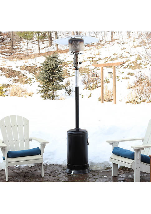 Sunnydaze Decor Outdoor Patio Heater with Wheels and
