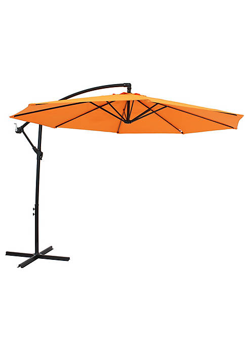 Sunnydaze Decor Sunnydaze Offset Outdoor Patio Umbrella with