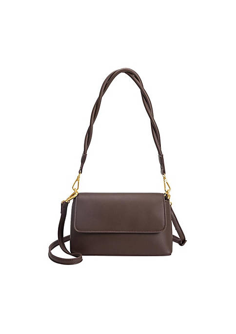 Francesca Small Vegan Leather Shoulder Bag