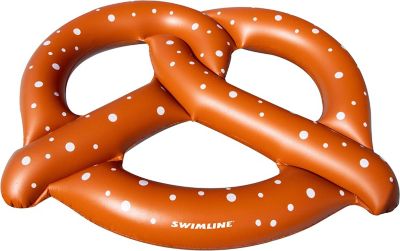 Swimline Giant Pretzel Swim Fun Inflatable Floating Seat, 1-Pack -  723815906403