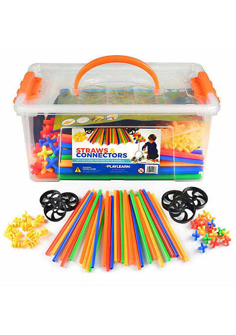 PlayLearn Straws and Connectors with Wheels