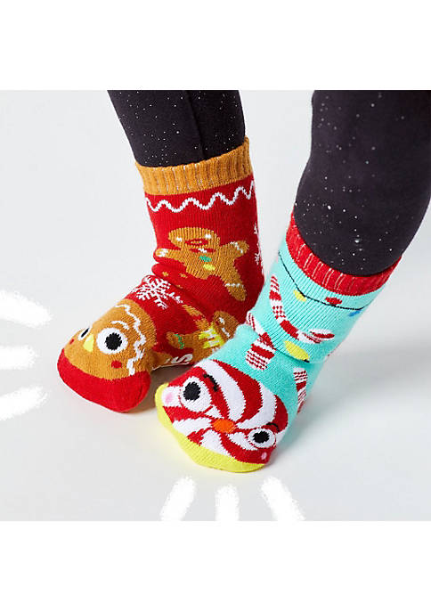 Pals Socks GINGERBREAD AND CANDY CANE KIDS SOCKS