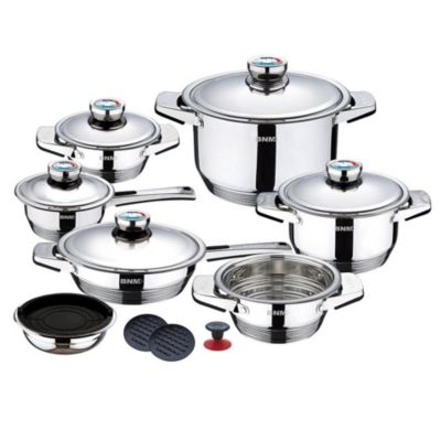 Biltmore® 13 Piece Belly Shaped Stainless Cookware Set Belk