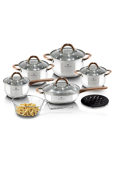 Berlinger Haus 13-Piece Stainless Steel w/ Copper Cookware