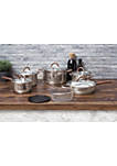 13-Piece Stainless Steel w/ Copper Cookware Set