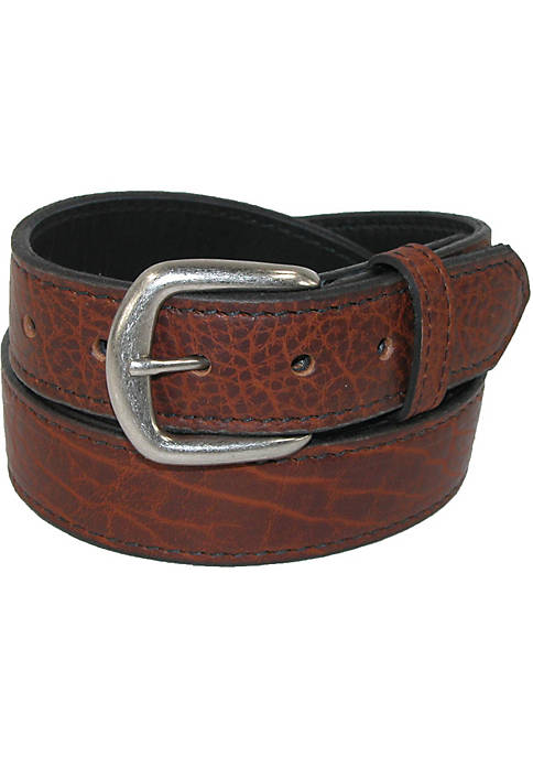 Boston Leather Mens Big &amp; Tall Bison Leather