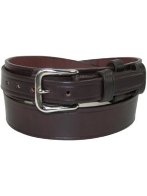 Boston Leather Basketweave Leather Ranger Belt (Men)