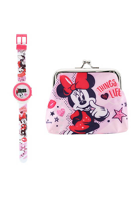 Textiel Trade Kids Disney Minnie Mouse Digital Watch