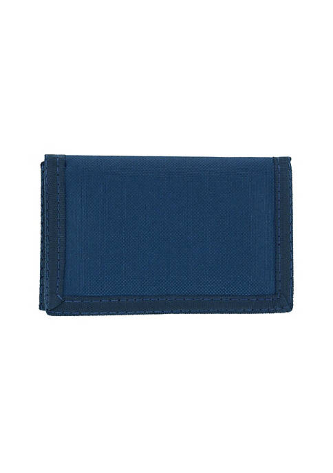 CTM Nylon Trifold Wallet with Hook and Loop
