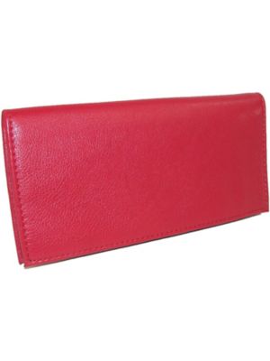 Belk Leather Solid Color Checkbook Cover Wallet