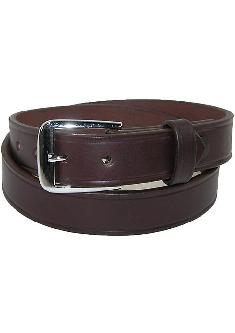 Boston Leather Mens Sports Officials Leather Belt
