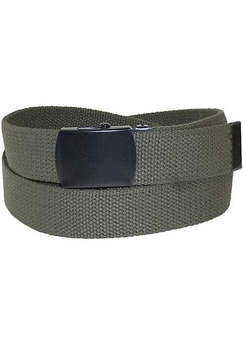 CTM Fabric Big & Tall Adjustable Belt with
